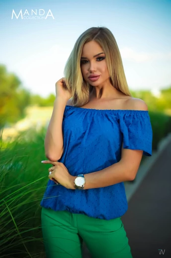 Királykék felső